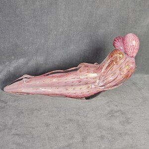 Murano Handblown Italian Glass Lovers Embrace Figurine Sculpture  A1-47